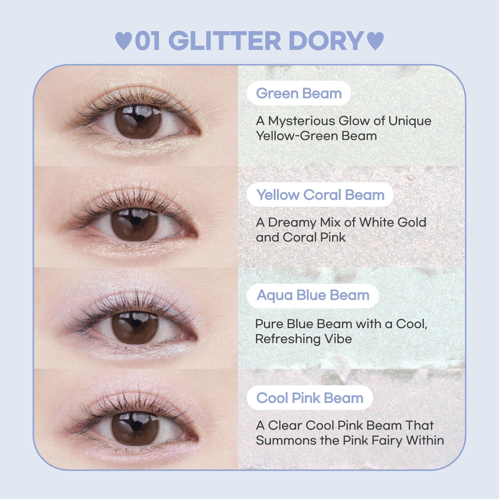 COLORGRAM Tintin Dory compact closed highlights portability for on-the-go touch-ups