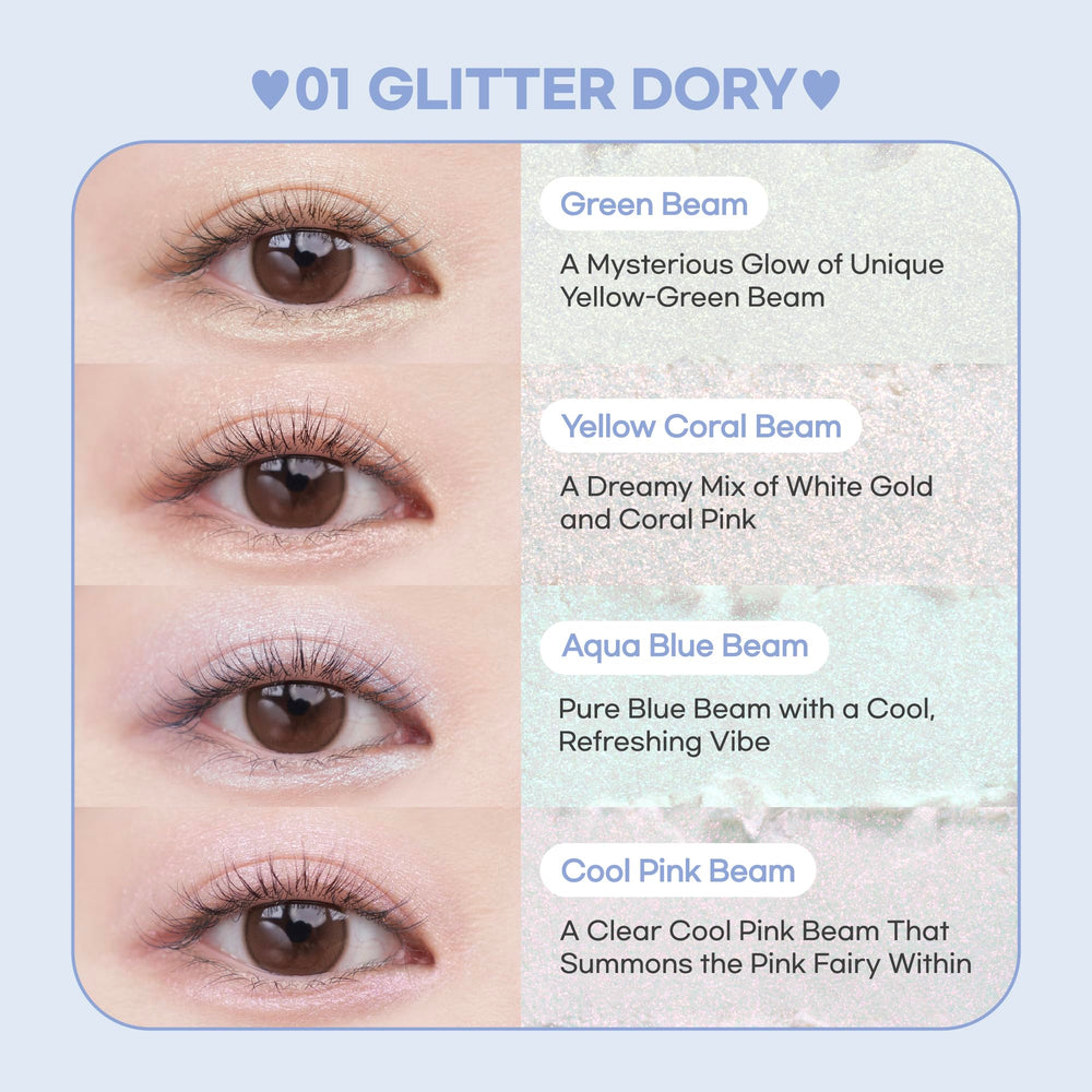 COLORGRAM Tintin Dory compact closed highlights portability for on-the-go touch-ups