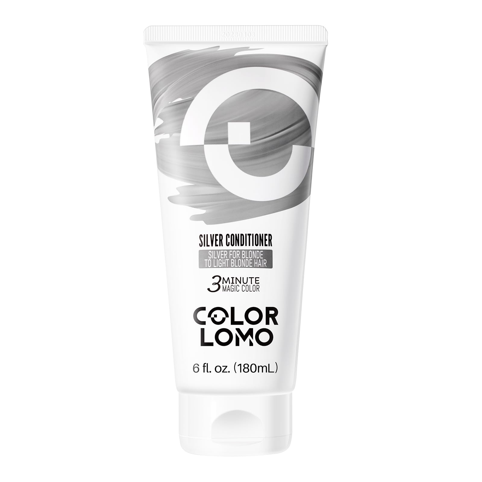 COLORLOMO silver color depositing conditioner bottle for salon-grade color at home.