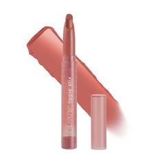 ColourPop Lippie Stix Brink swatch shows rich terracotta color with lasting moisture.