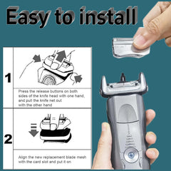 Colorski Series 7 70S replacement head for Braun 735s with hypoallergenic design for gentler grooming