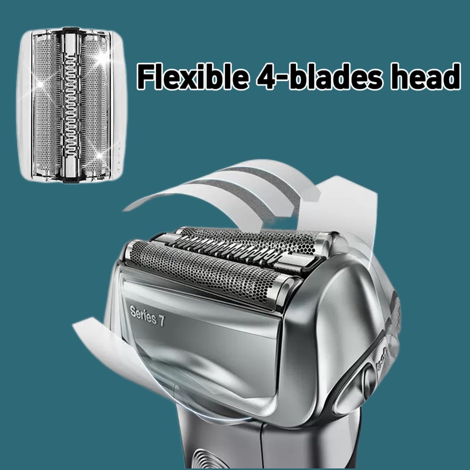 Colorski Series 7 70S replacement head for Braun 750cc models delivers long-lasting performance