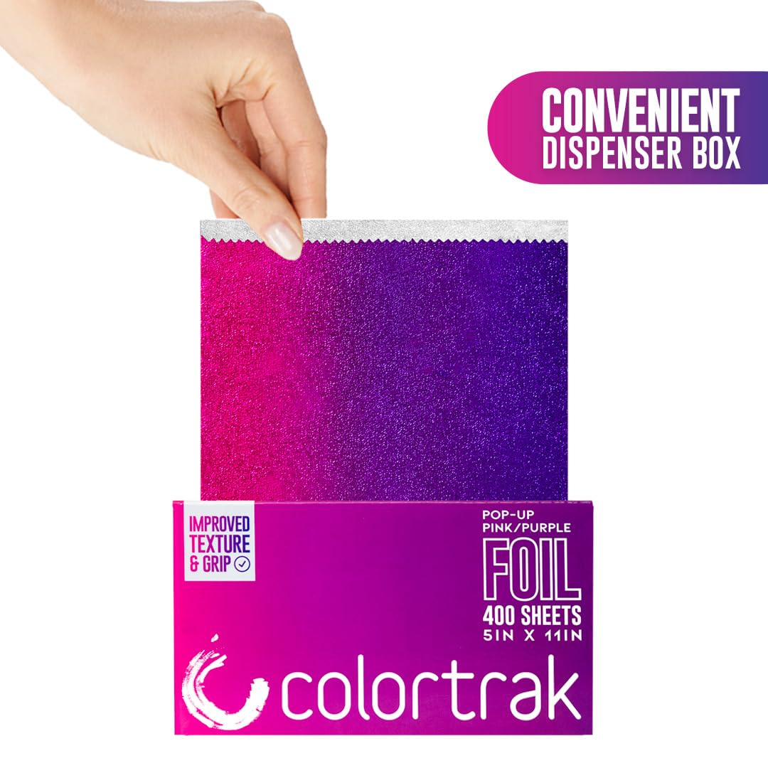 Colortrak 5x10.75 inch pre-cut foil sheets for efficient workflow.
