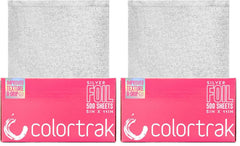 Colortrak embossed sheets in a pop-up dispenser for precise foil coloring.