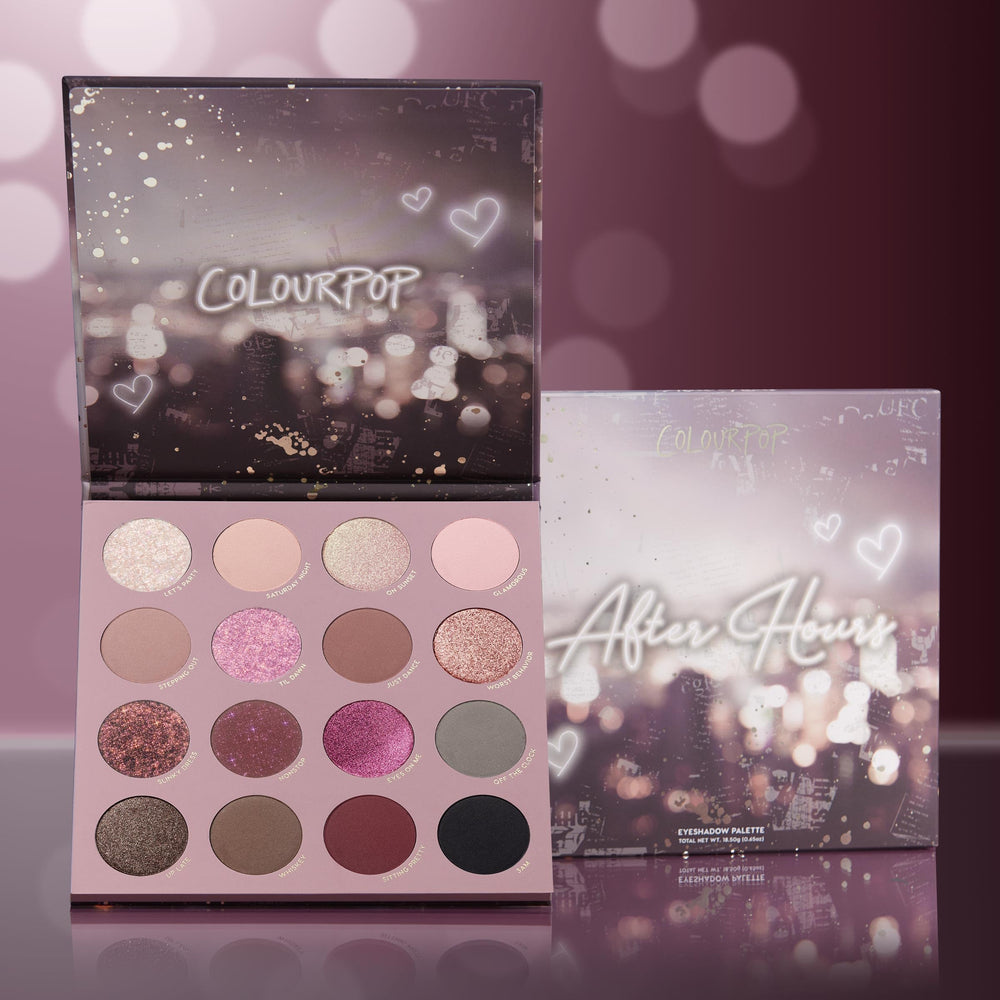 ColourPop After Hours duo chrome swatch shows multidimensional color shift on skin