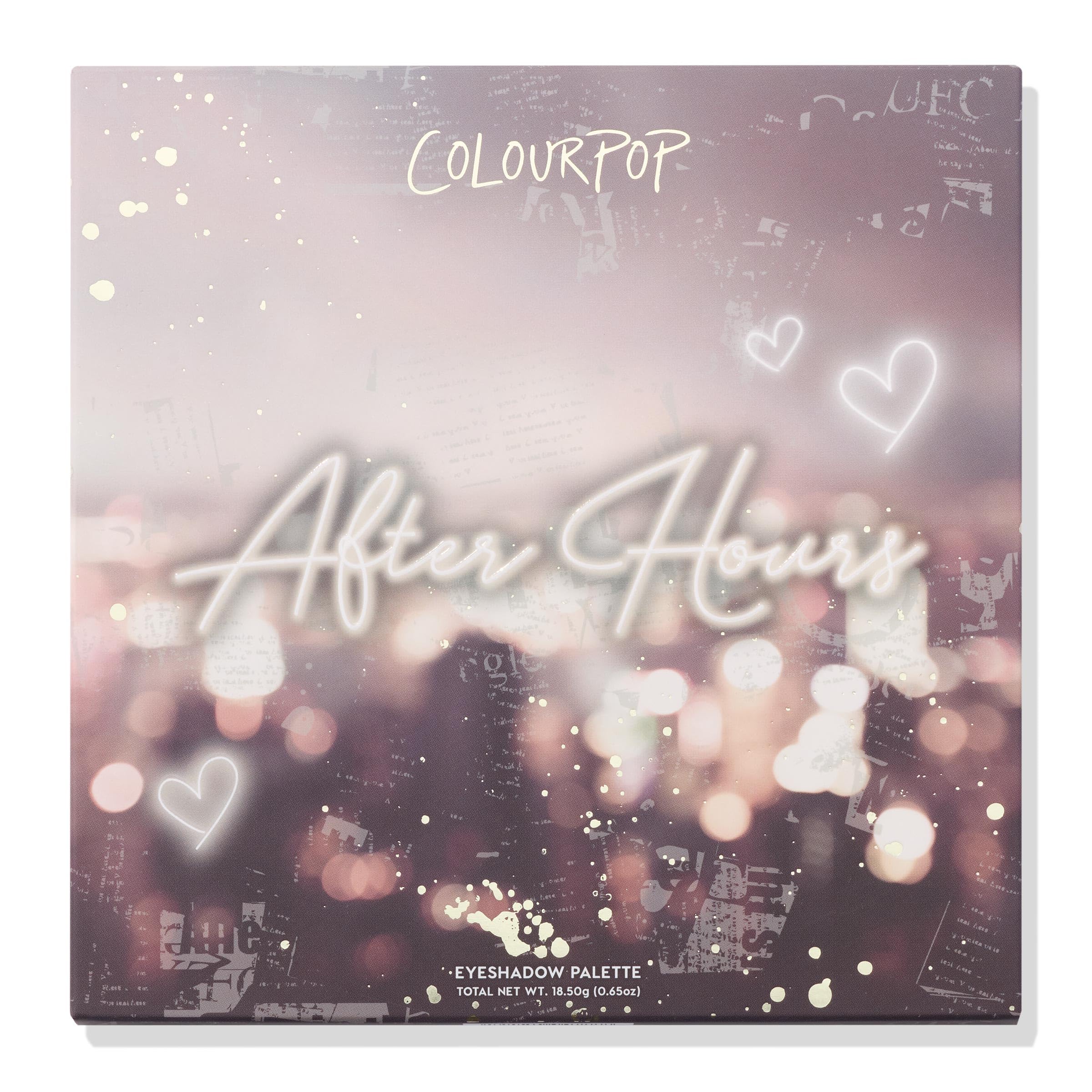 ColourPop After Hours travel case image featuring compact palette for on-the-go glam