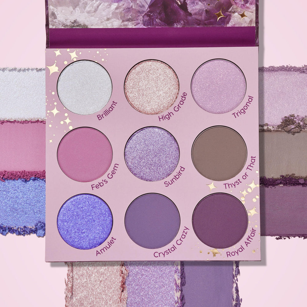 ColourPop All Amethyst metallic finish adds opalescent shimmer with duo chrome highlights