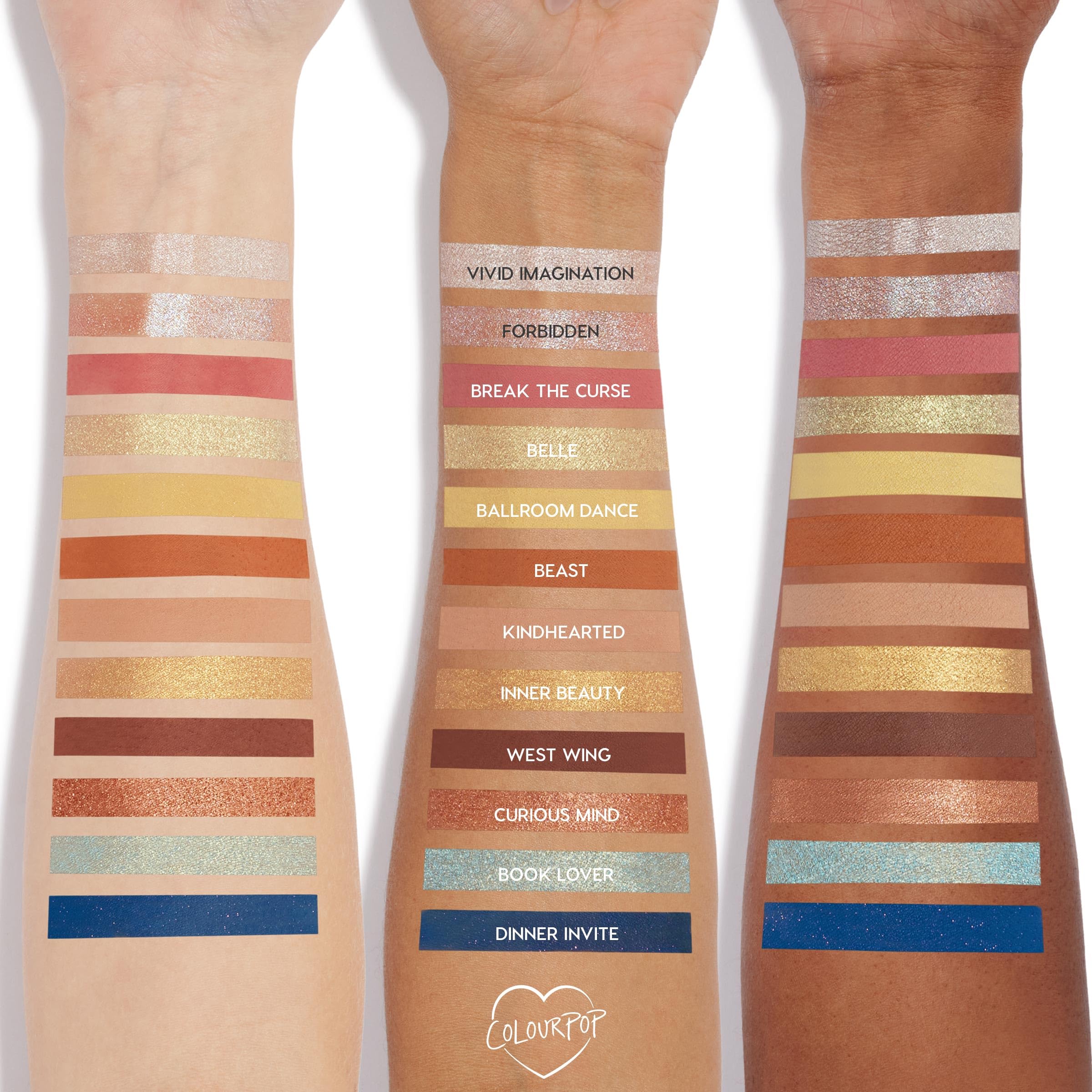 ColourPop Beauty and the Beast palette travel-friendly design ideal for on-the-go
