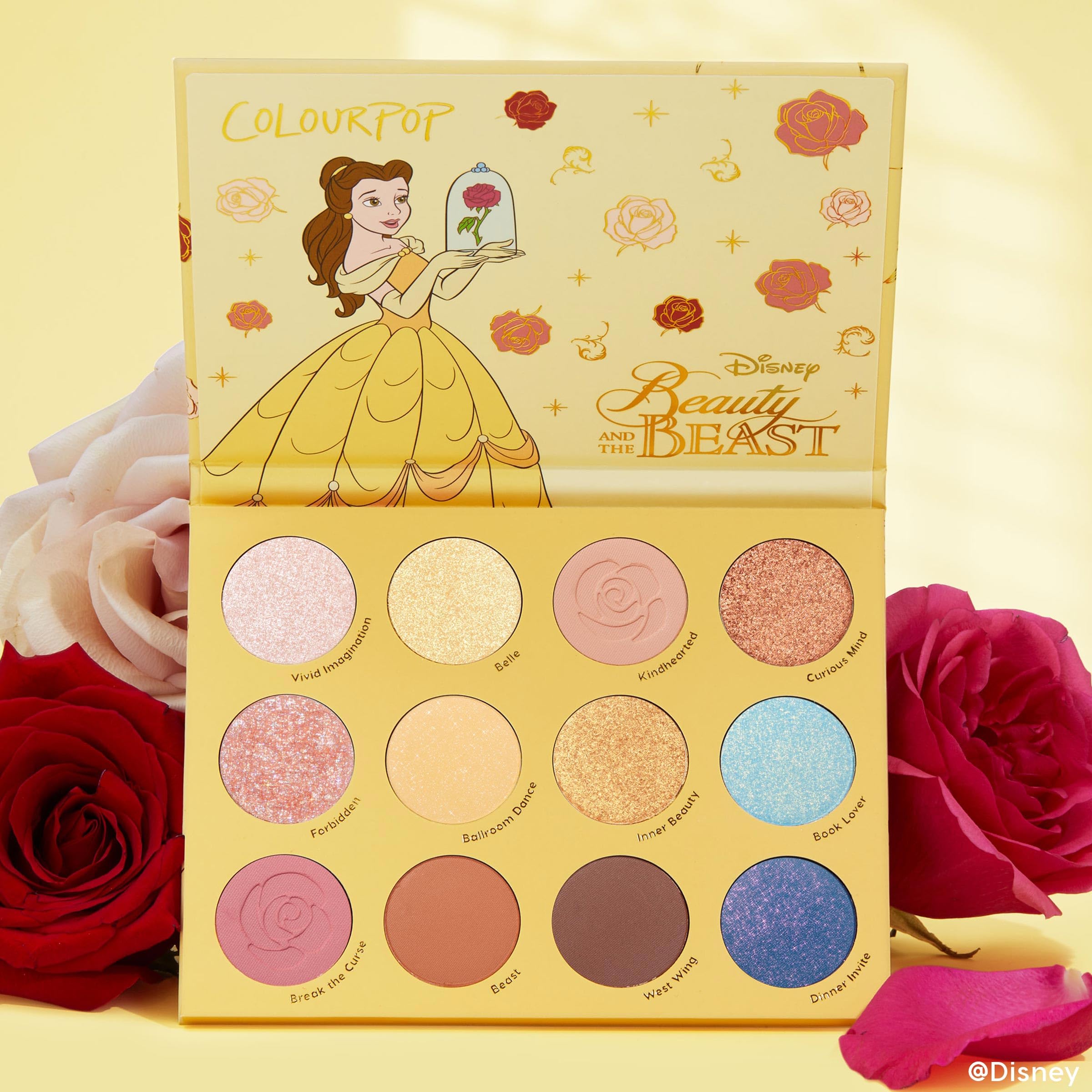 ColourPop Beauty and the Beast palette cruelty-free branding assures ethical makeup
