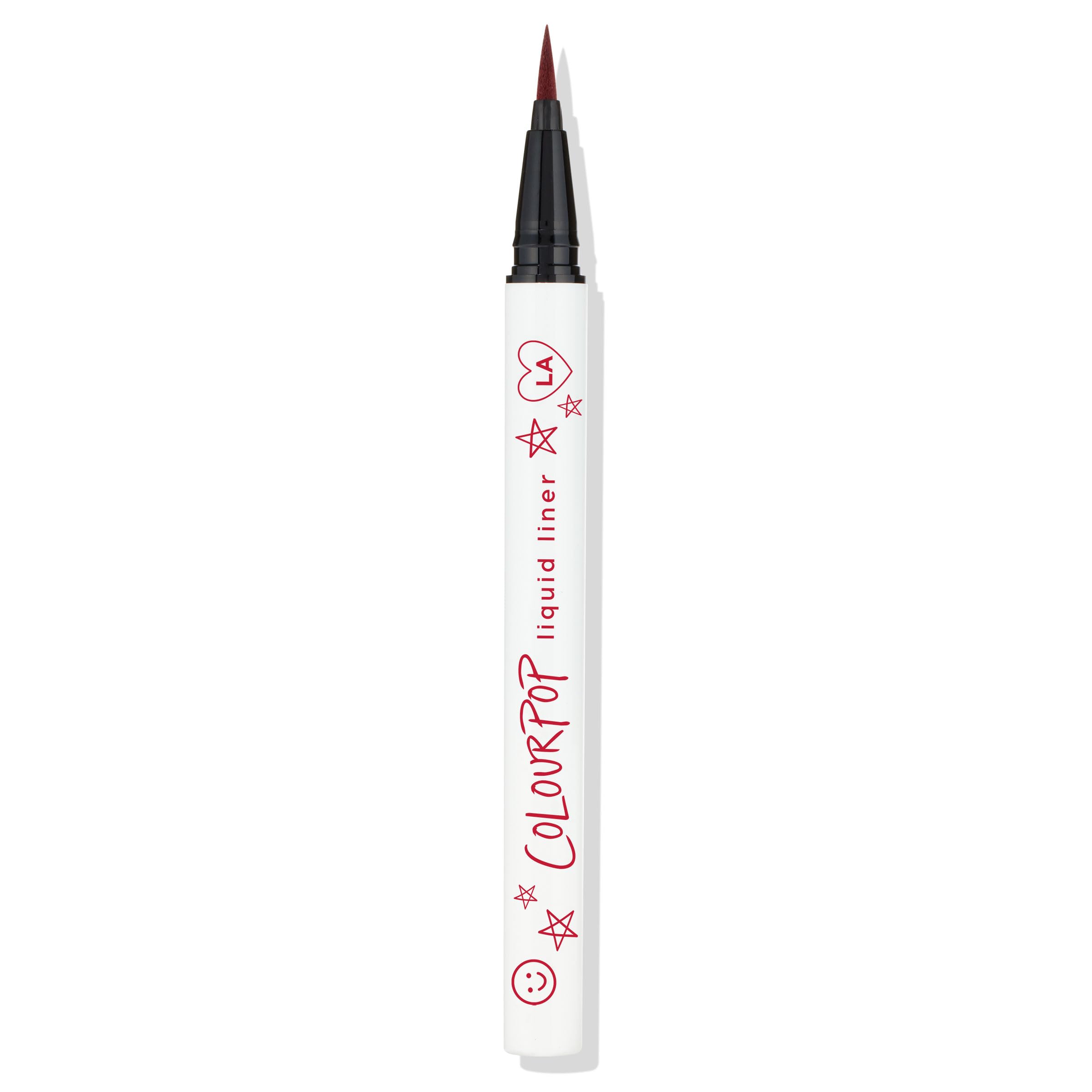 ColourPop BFF Liquid Liner precision tip shows easy control for clean lines.