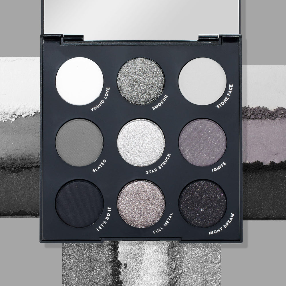 Matte shades from ColourPop Blowin' Smoke offer soft, crease-resistant blending.