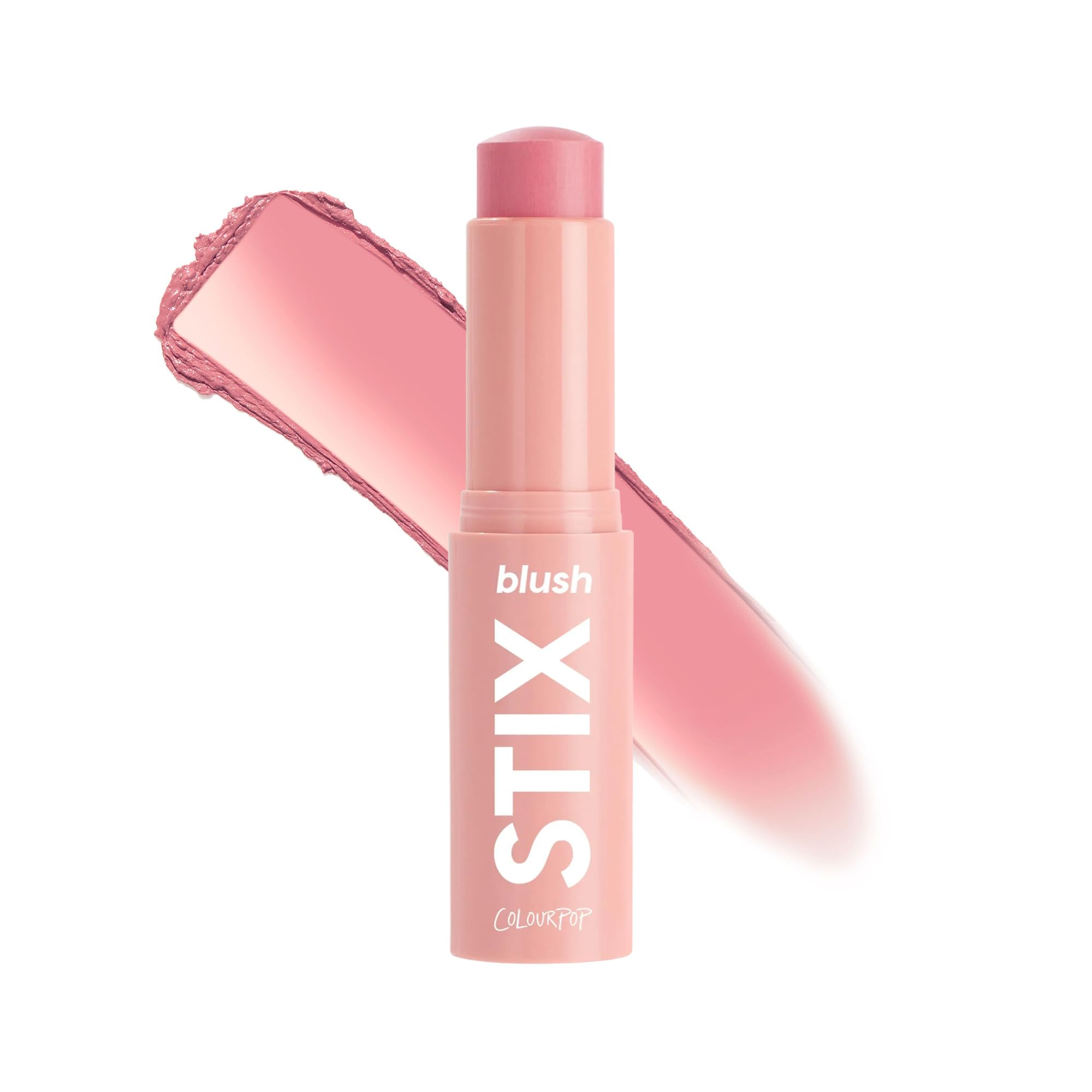 ColourPop Blush Stix cream blush stick glides on for a smooth, buildable flush.