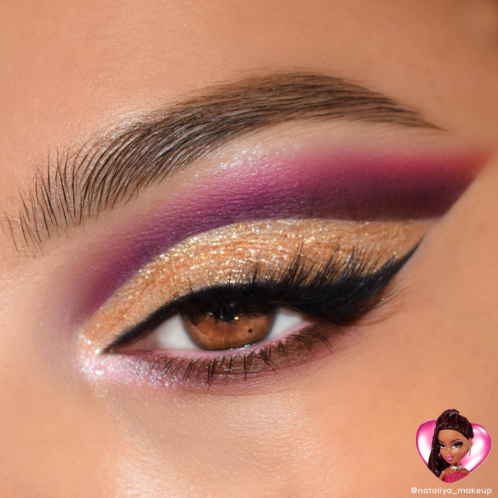 ColourPop Bratz Girls Nite Out metallic swatches with shimmer.