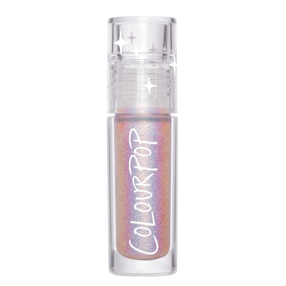 ColourPop Chrome Liquid Shadow Morpho swatch showing multichrome shift for dynamic color play.