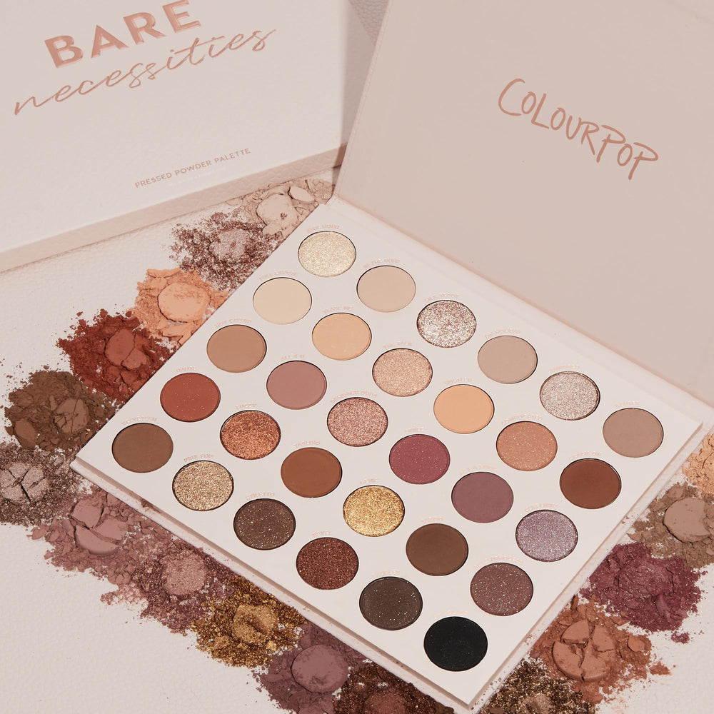 ColourPop Bare Necessities packaging conveys travel-friendly design for on-the-go beauty.