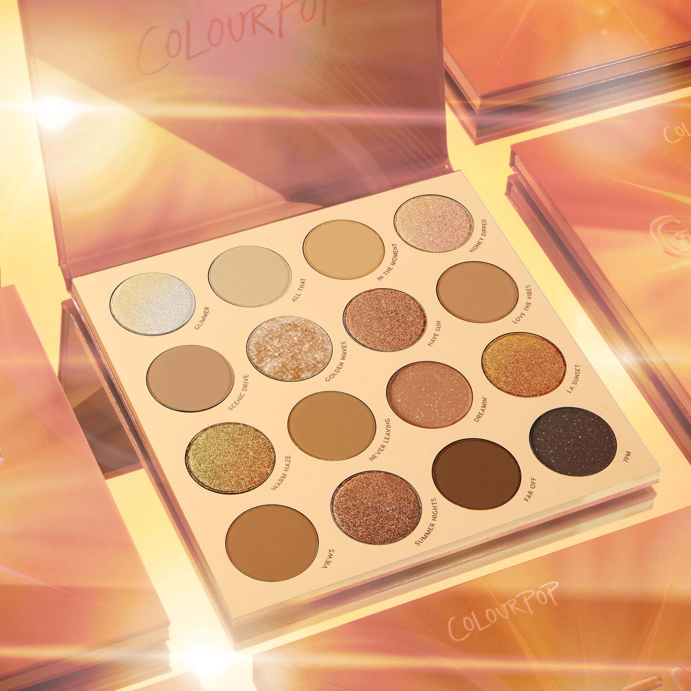 ColourPop Golden Hour sunset-tones look idea for everyday to glam