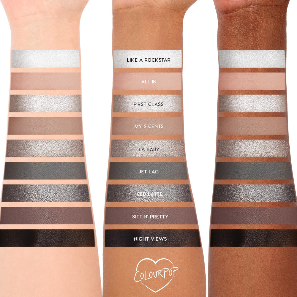 ColourPop Gone Metal palette packaging stands out on shelves and travels well.