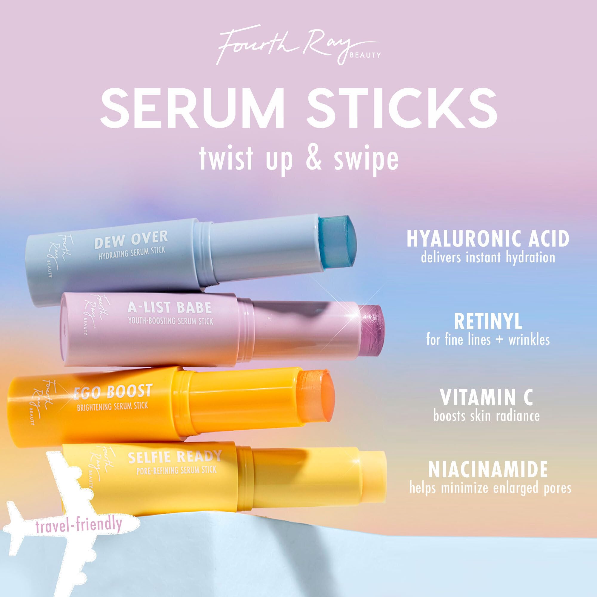 ColourPop Hyaluronic Serum Stick packaging design on display