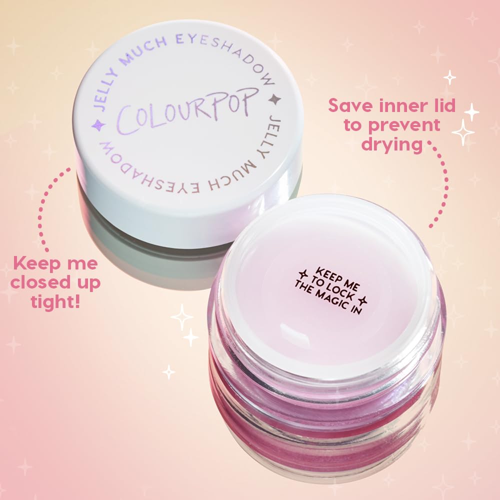 ColourPop Jelly Much dries to a powder finish with intense payoff.