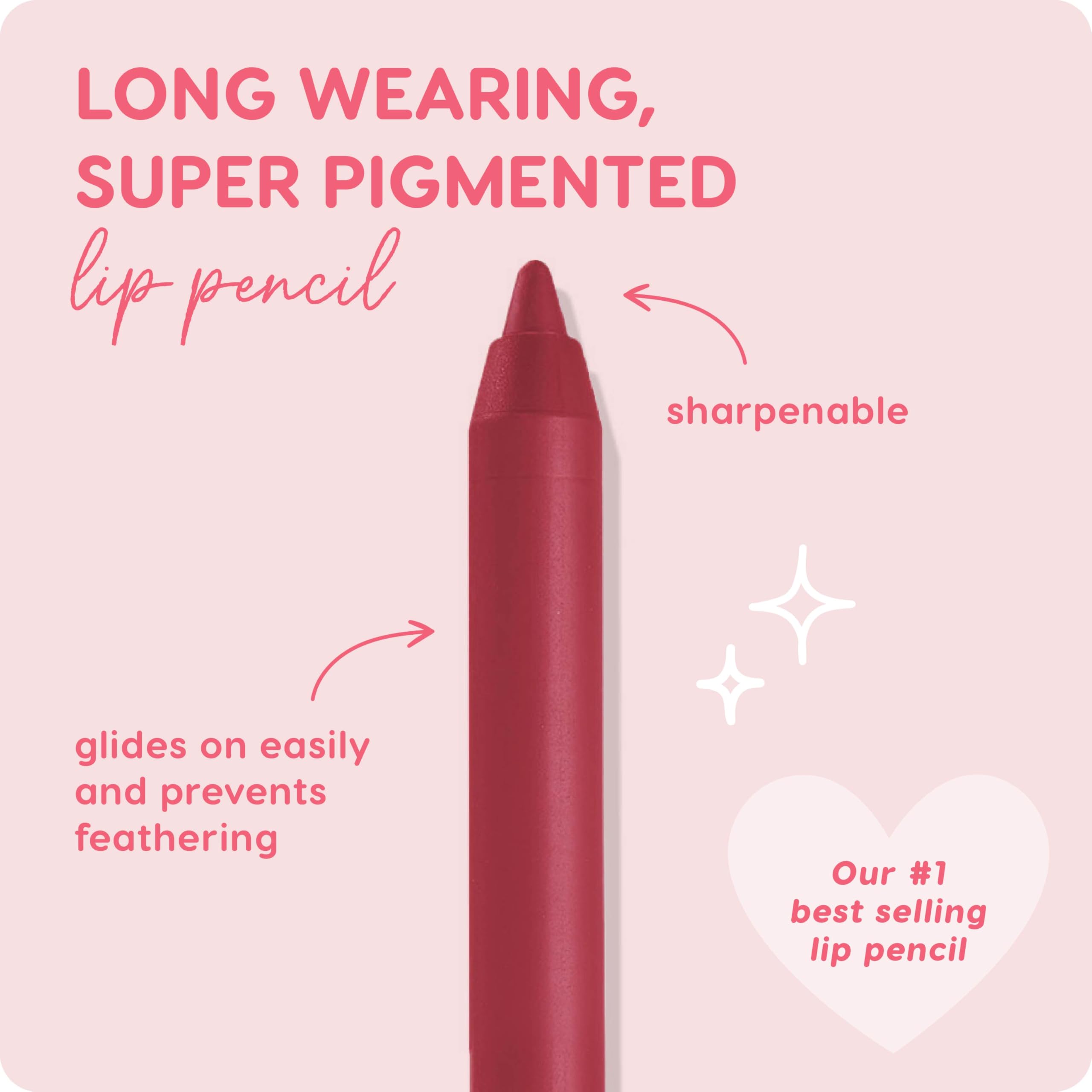 ColourPop Lippie Lip Pencil close-up showing sharp point for accuracy.