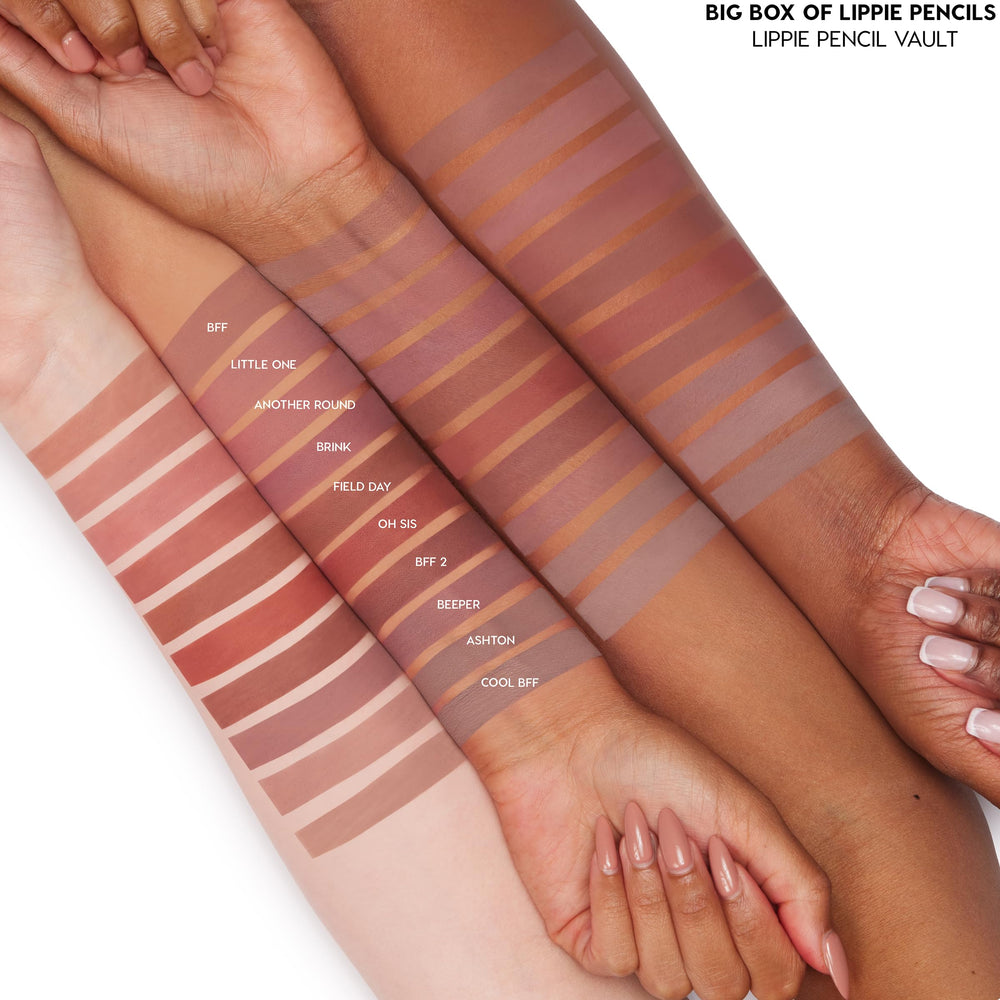 ColourPop Lippie Lip Pencil rose-taupe swatch highlights high-pigment color.