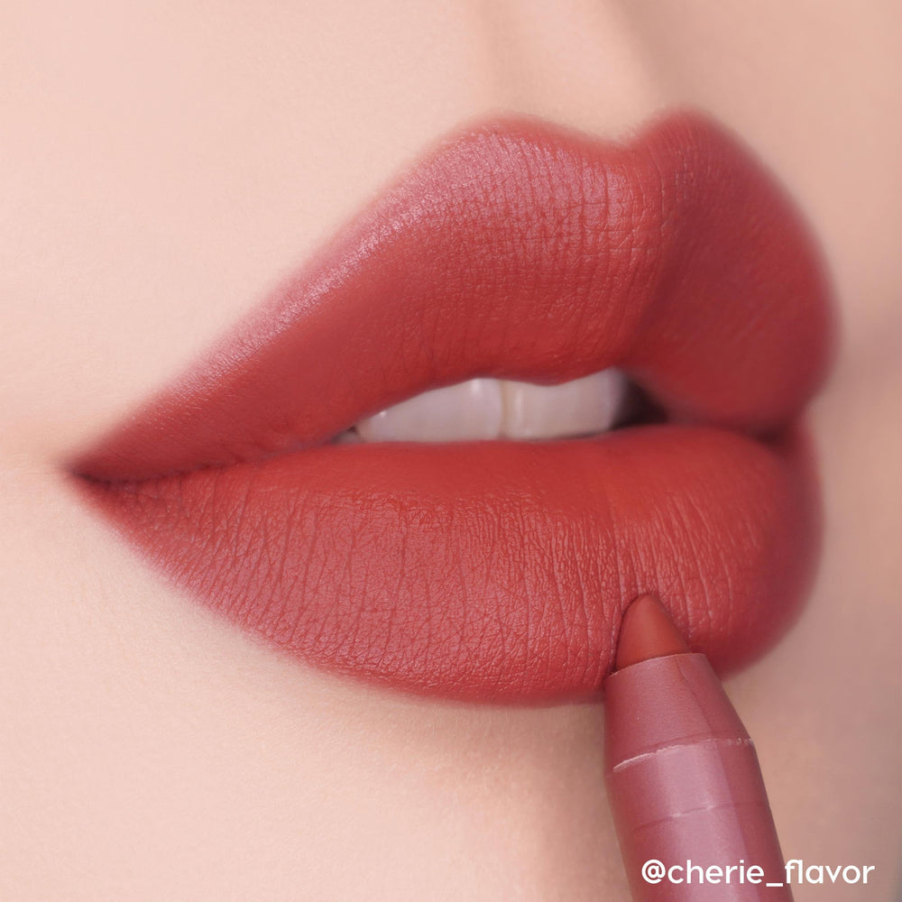 Closeup of ColourPop Lippie Lip Pencil tip for precise application detail.