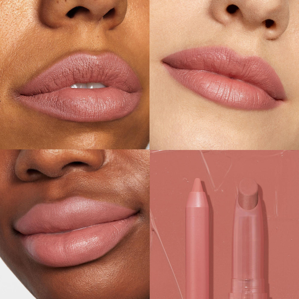 ColourPop Lippie Lip Pencil Oh Snap swatch shows bold pigment.