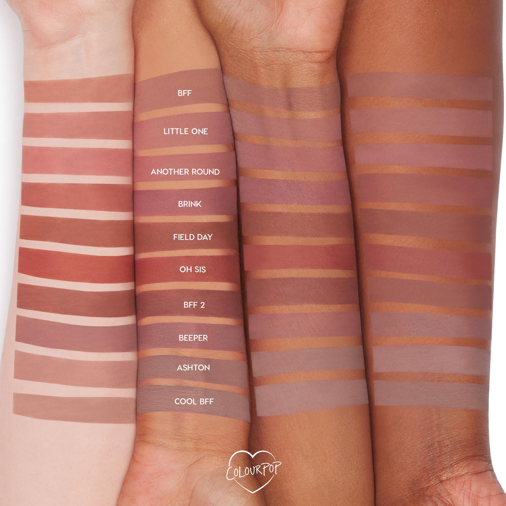 ColourPop Lippie Pencil Another Round packaging highlights cruelty-free, affordable luxury.