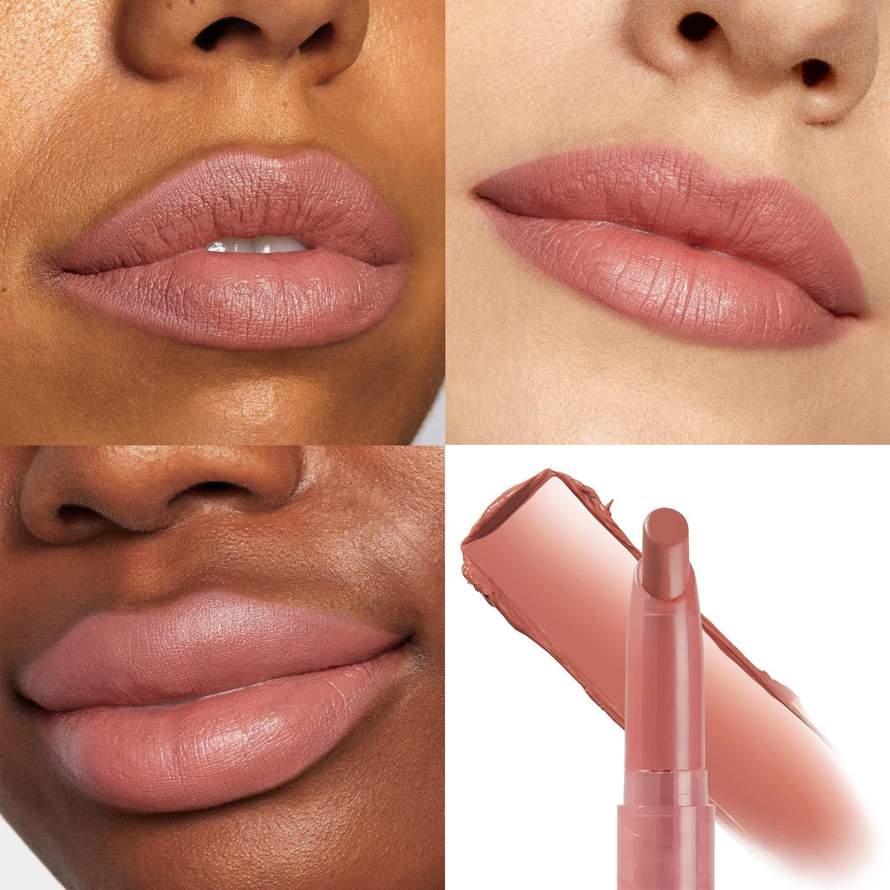 ColourPop Lippie Stix Oh Snap application demo shows smooth, even color.