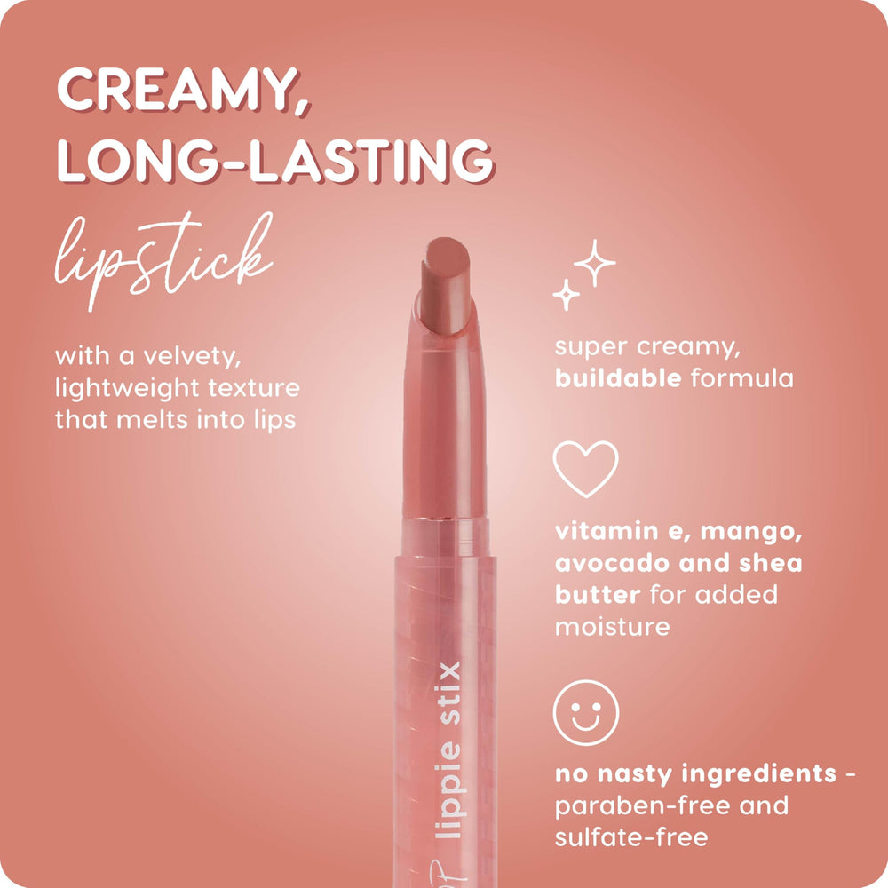 ColourPop Lippie Stix Oh Snap matte finish provides all-day wear.