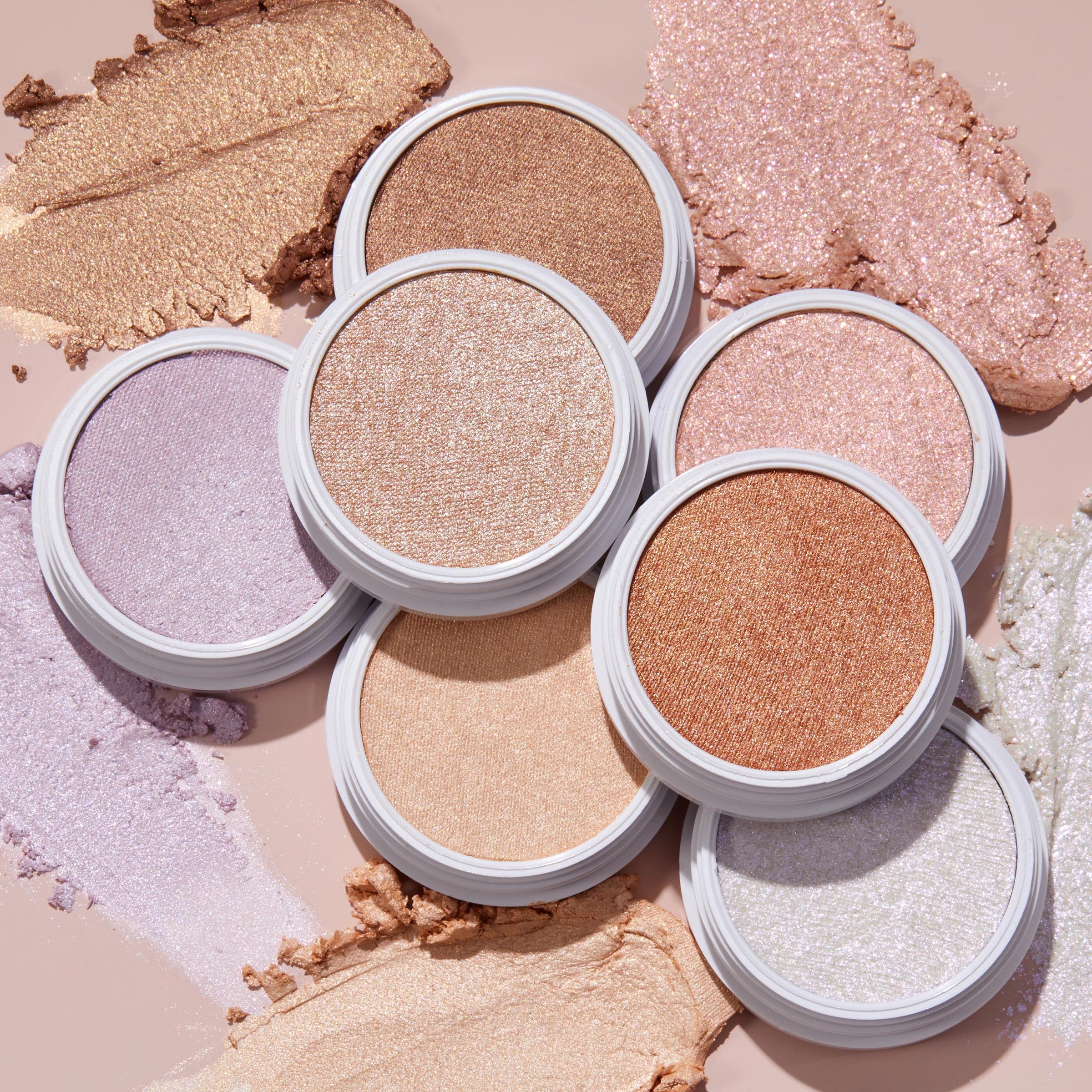 ColourPop Lunch Money highlighter applied with fingertip delivers maximum coverage.
