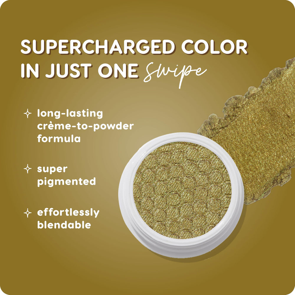 ColourPop Moonwalk applied with fingertip delivers intense color on lids.