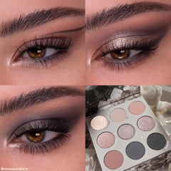 ColourPop Of Quartz pan closeup highlights silky texture for effortless application.