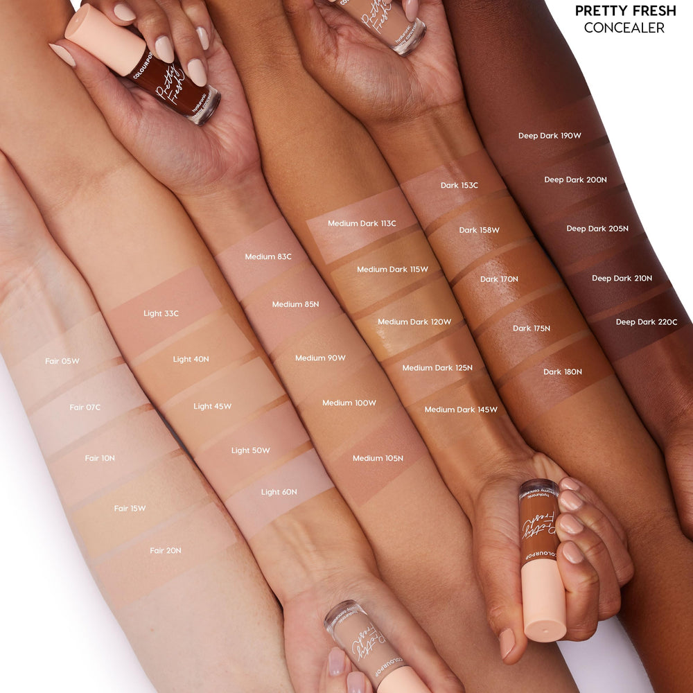 ColourPop Pretty Fresh concealer application tools for smooth blending.