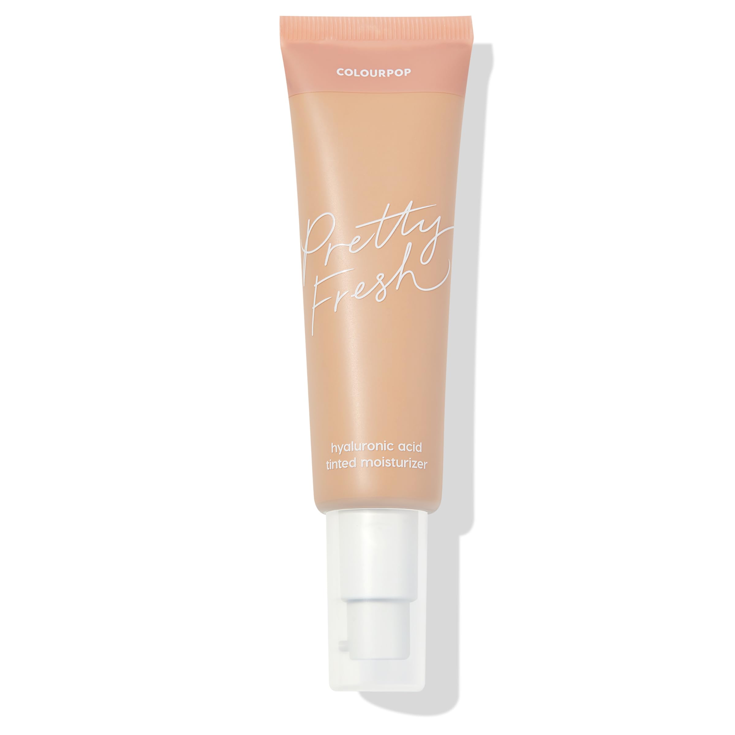 ColourPop Pretty Fresh tinted moisturizer bottle front shows lightweight glow.