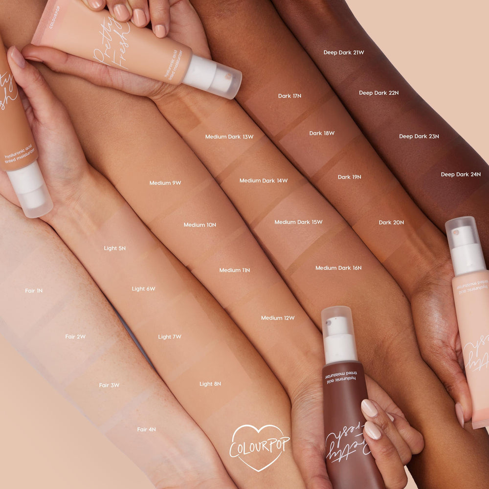 ColourPop Pretty Fresh cap image suggests travel-friendly packaging for on-the-go touch-ups.