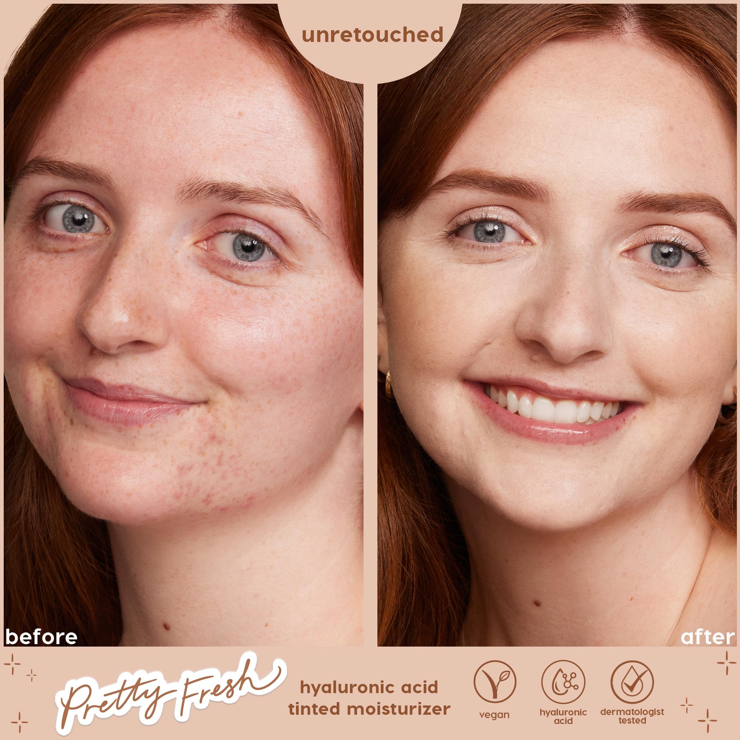 ColourPop Pretty Fresh bottle highlights hyaluronic acid benefits for hydration.
