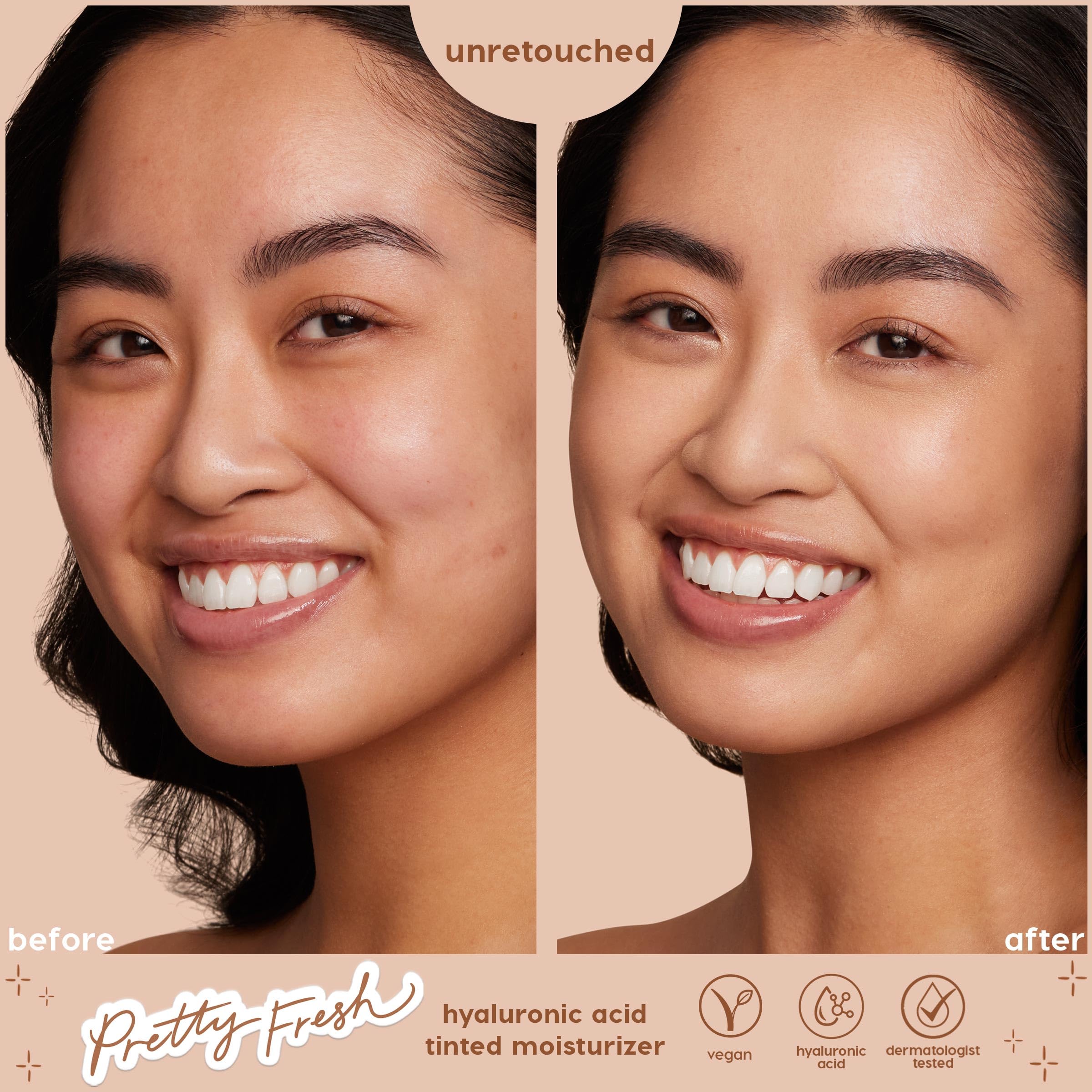 ColourPop Pretty Fresh label detail emphasizes clean, cruelty-free beauty with skin-loving ingredients.