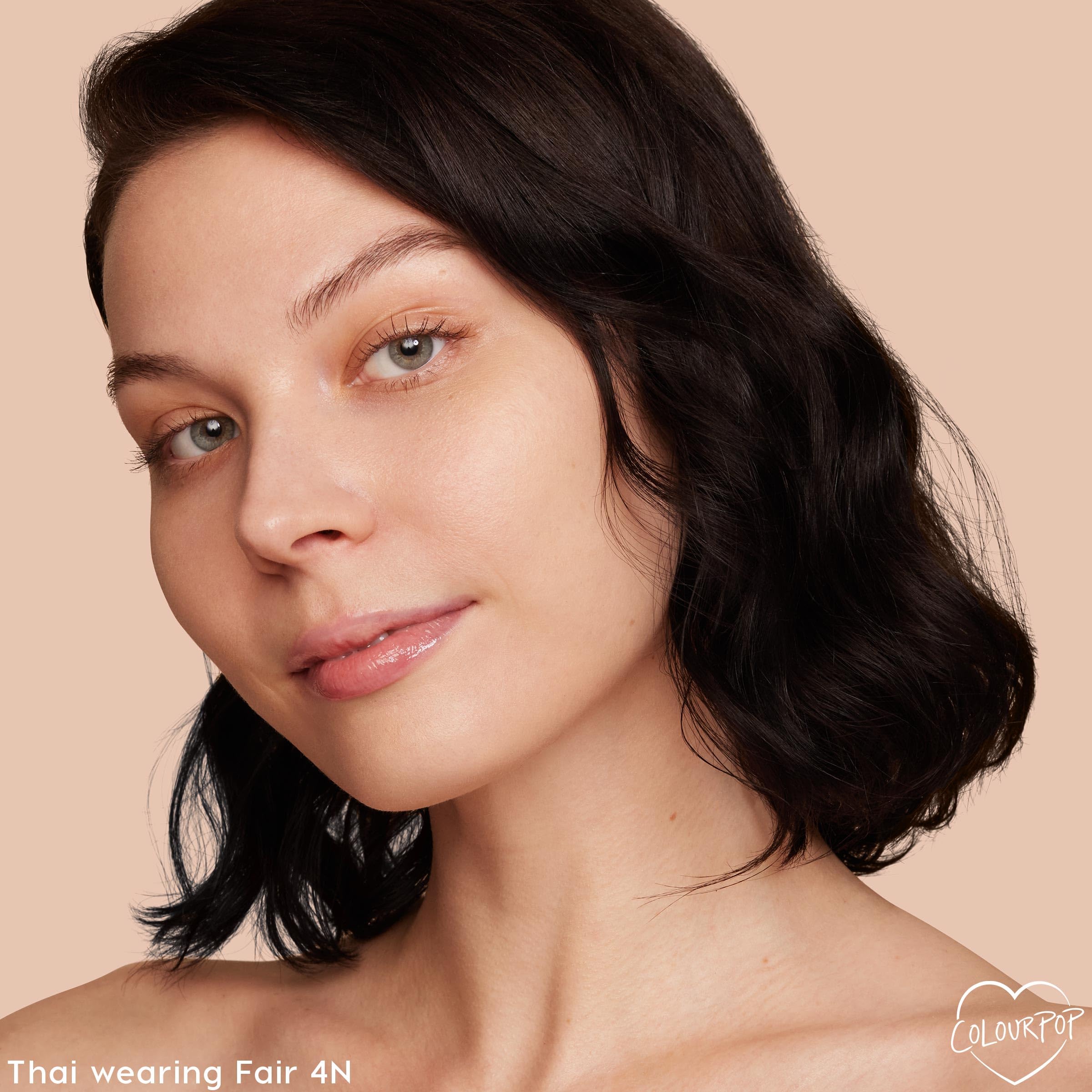ColourPop Pretty Fresh texture on hand demonstrates creamy consistency for easy blending.