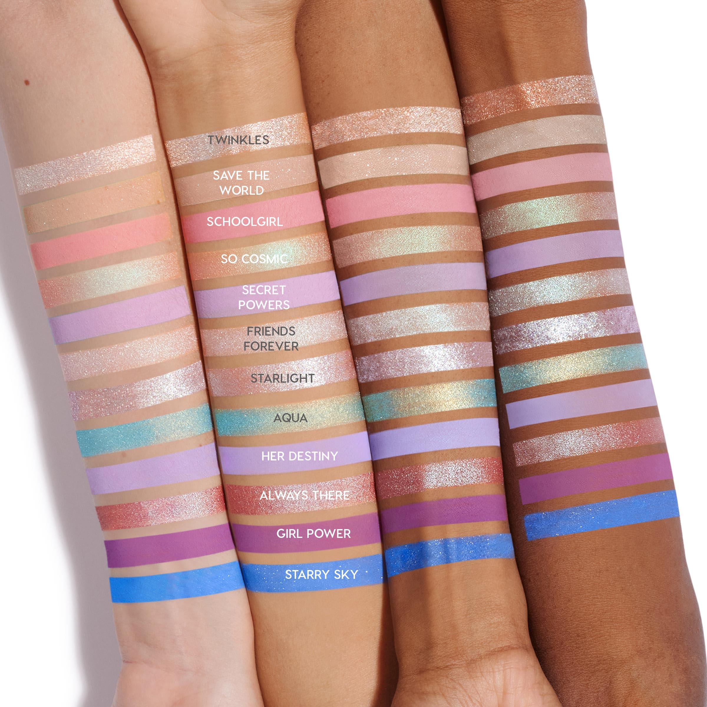 ColourPop Sailor Moon For Love and Justice packaging closeup conveys compact travel-friendly design.