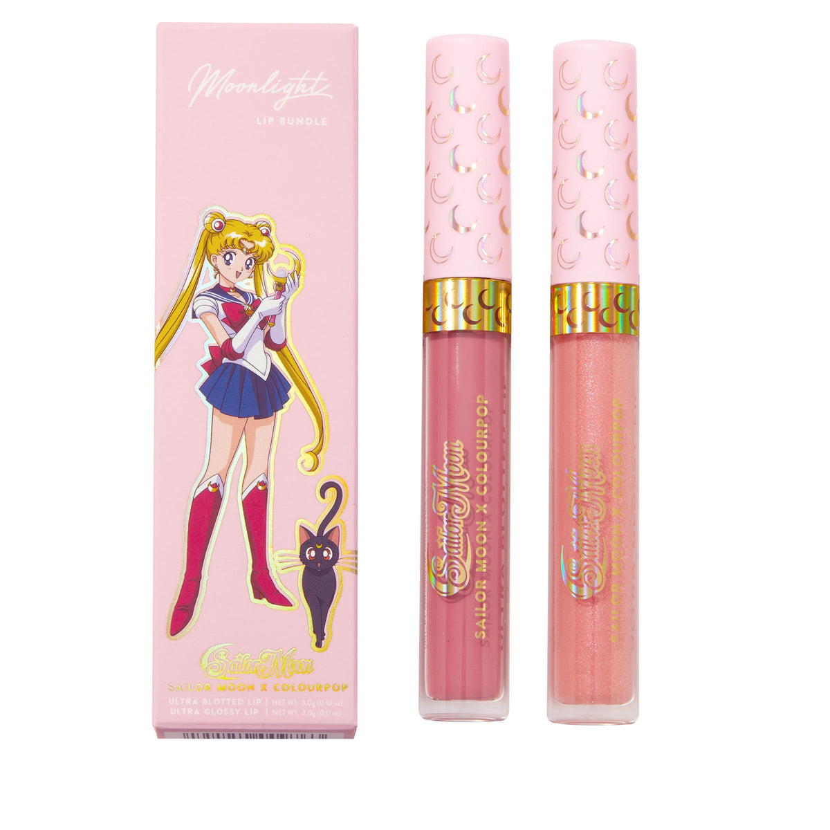 ColourPop Sailor Moon Bun Head Ultra Blotted Lip swatch for rosy-blurred lips