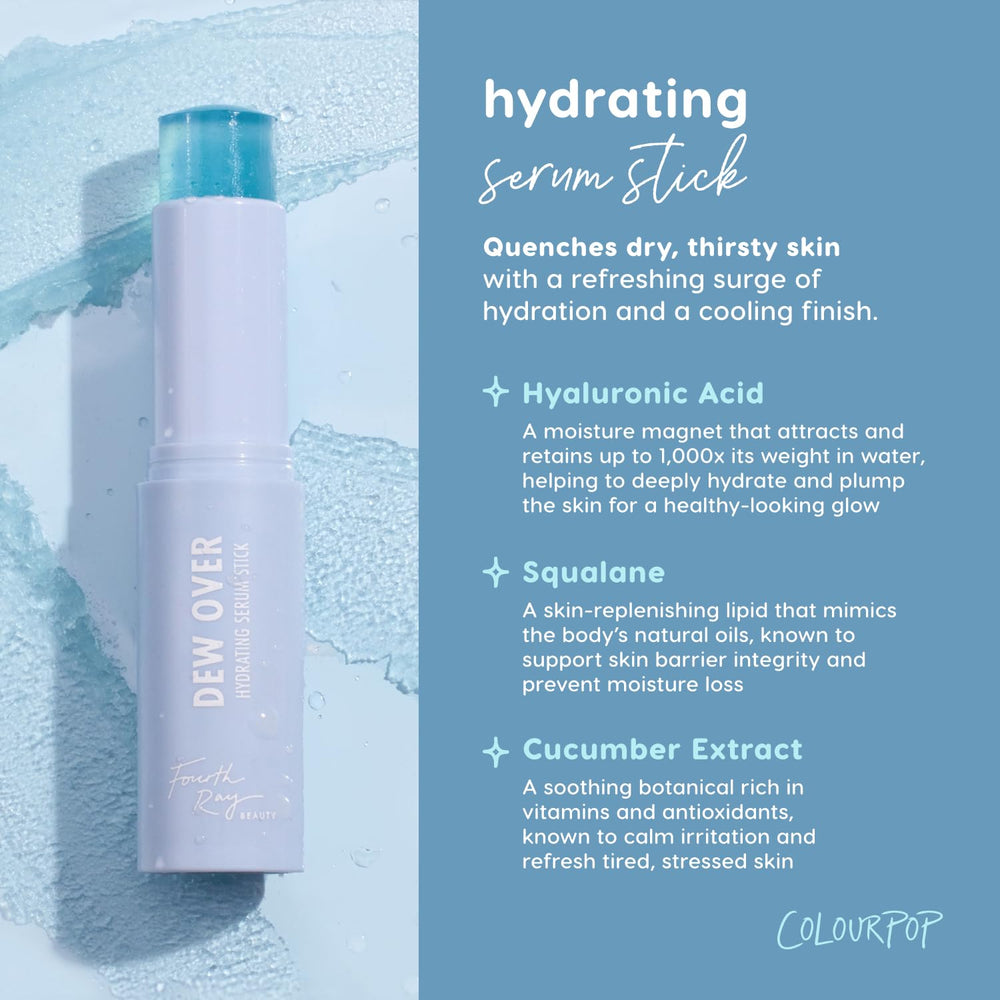 ColourPop Serum Stick with squalane to boost moisture retention