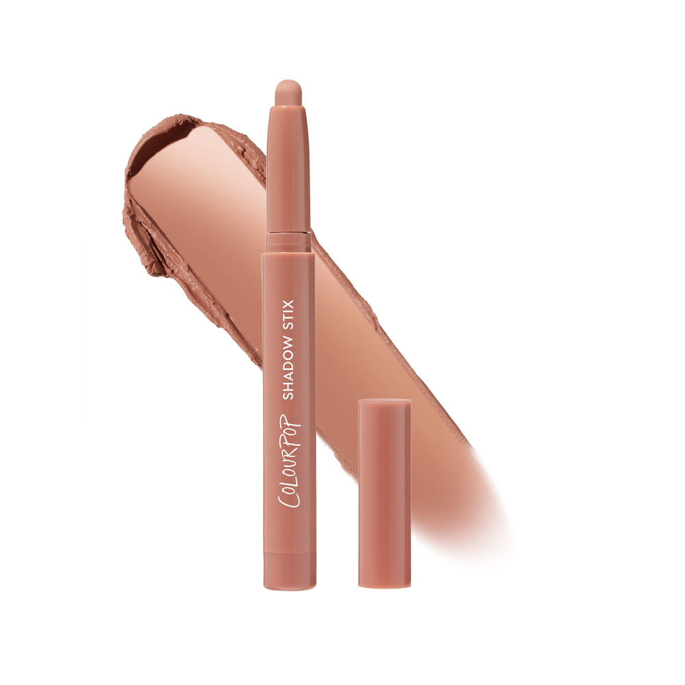 ColourPop Shadow Stix Bare With Me close-up showing creamy texture for smooth application.