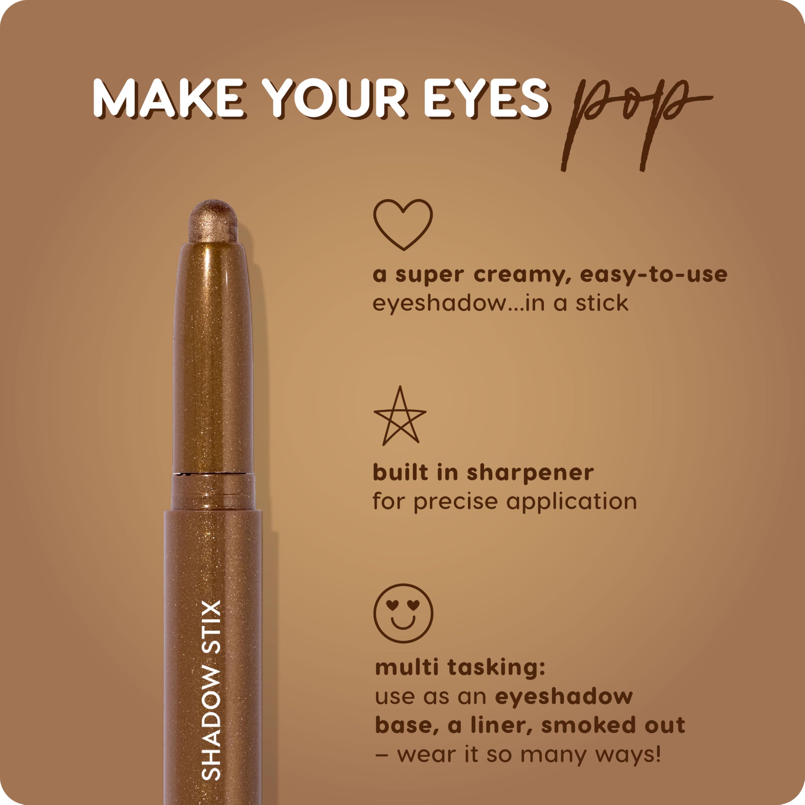 ColourPop Shadow Stix swatch shows rich color payoff and smooth blend