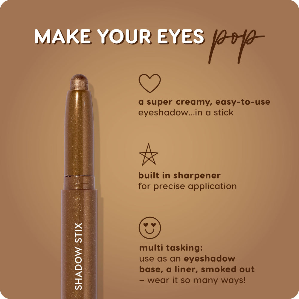 ColourPop Shadow Stix swatch shows rich color payoff and smooth blend
