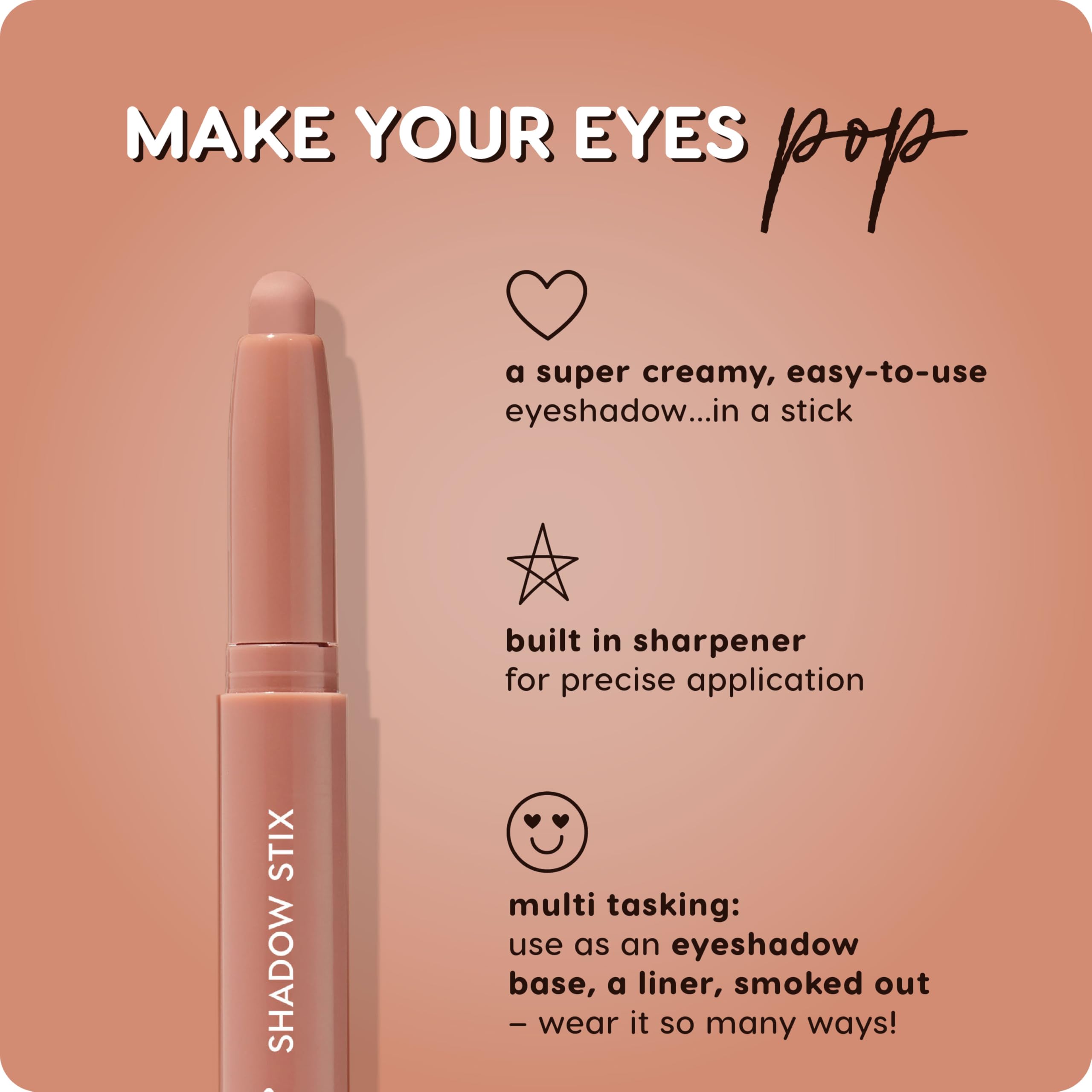 ColourPop Shadow Stix swatch reveals rich cream color.
