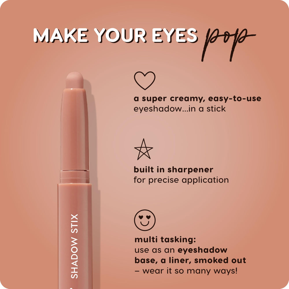 ColourPop Shadow Stix swatch reveals rich cream color.