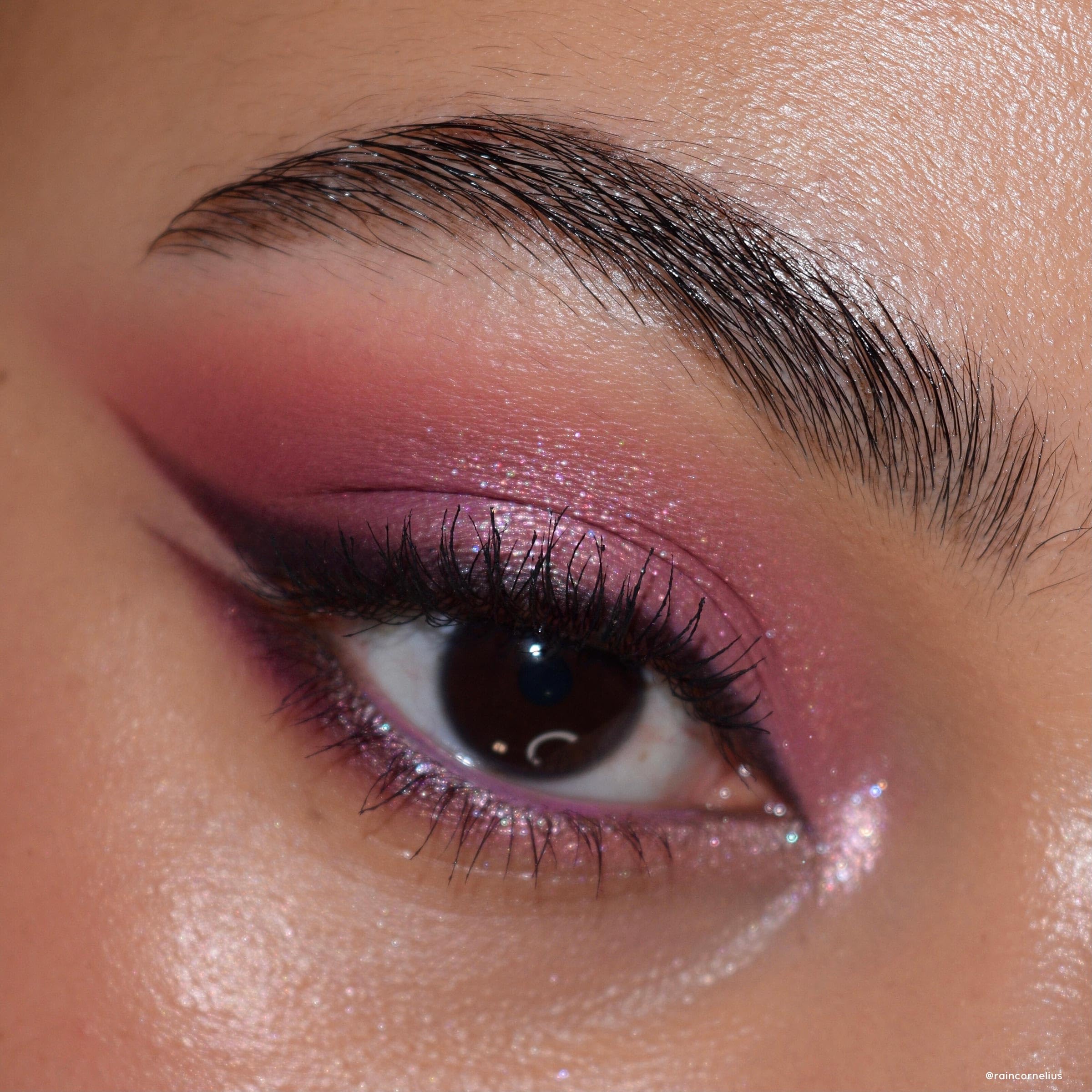 ColourPop Smoke N Roses rose-toned look swatches for day-to-night versatility.