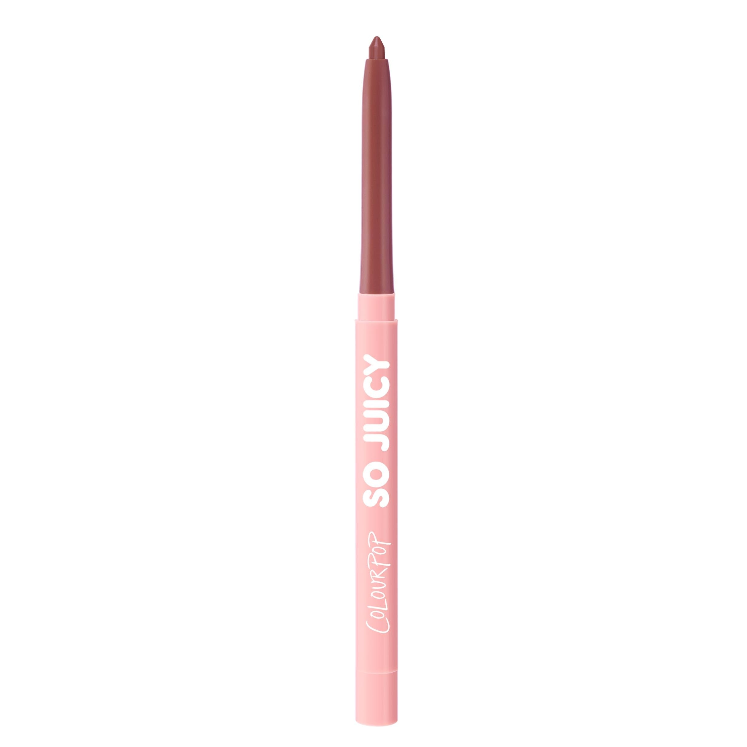 ColourPop So Juicy lip liner pencil tip for precise lip shaping.