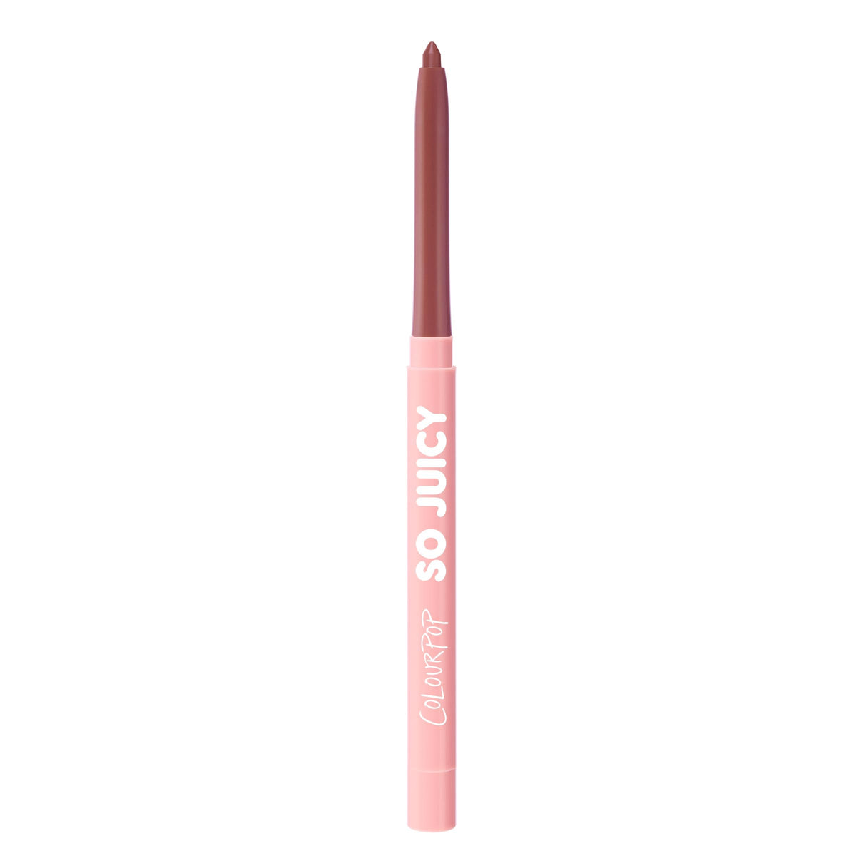 ColourPop So Juicy lip liner pencil tip for precise lip shaping.